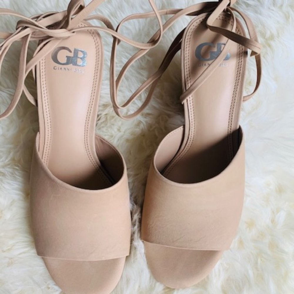 Gianni Bini Tan Wrap Sandals